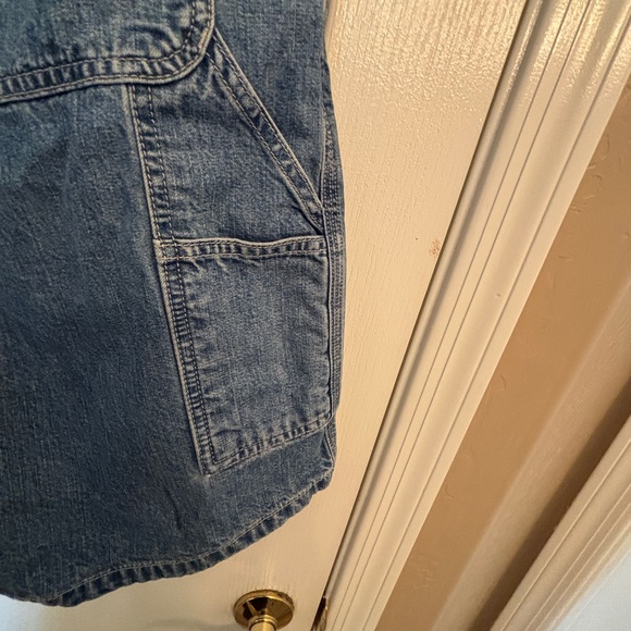 GAP Carpenter 100% Cotton Jean Shorts Women’s Waist 35 Denim Shorts - Picture 4 of 8